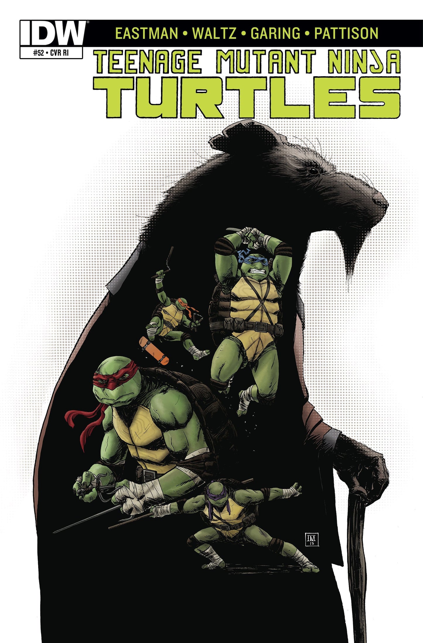 IDW PUBLISHING VARIANT NM TMNT ONGOING #52 VARIANT (Stock Image)