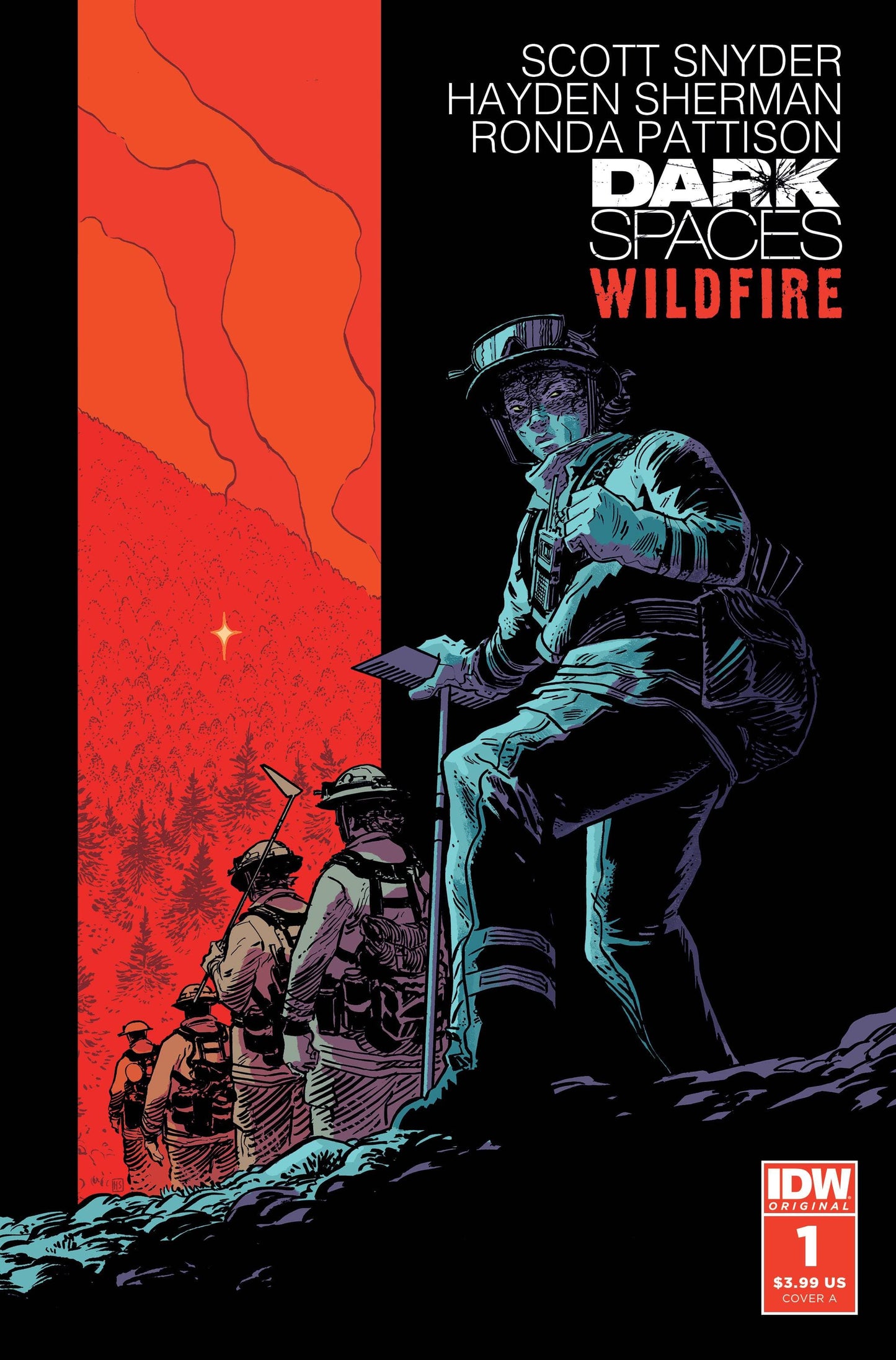 IDW PUBLISHING VF/NM DARK SPACES WILDFIRE #1 CVR A SHERMAN