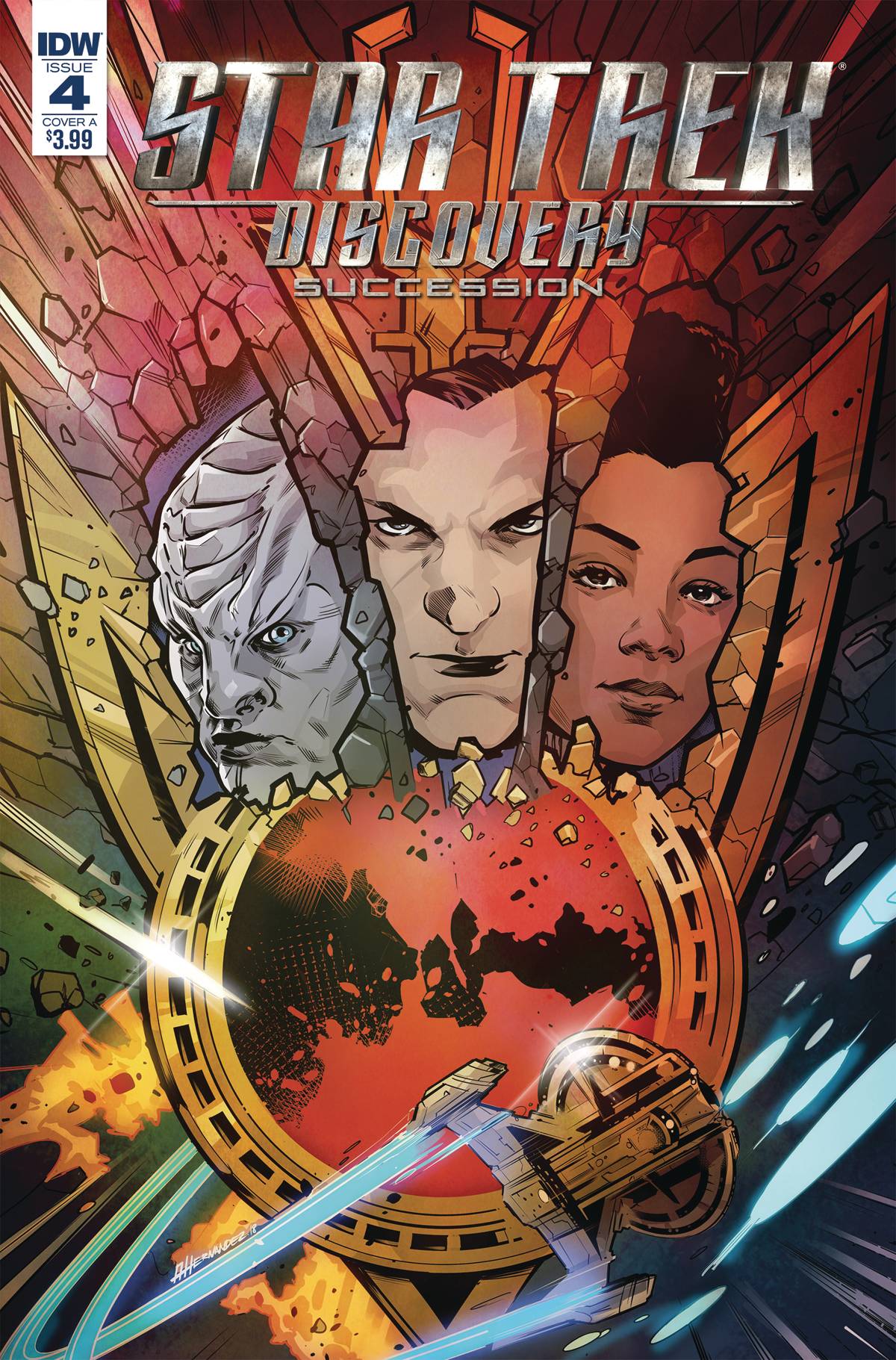 IDW PUBLISHING VF STAR TREK DISCOVERY SUCCESSION #4 CVR A HERNANDEZ