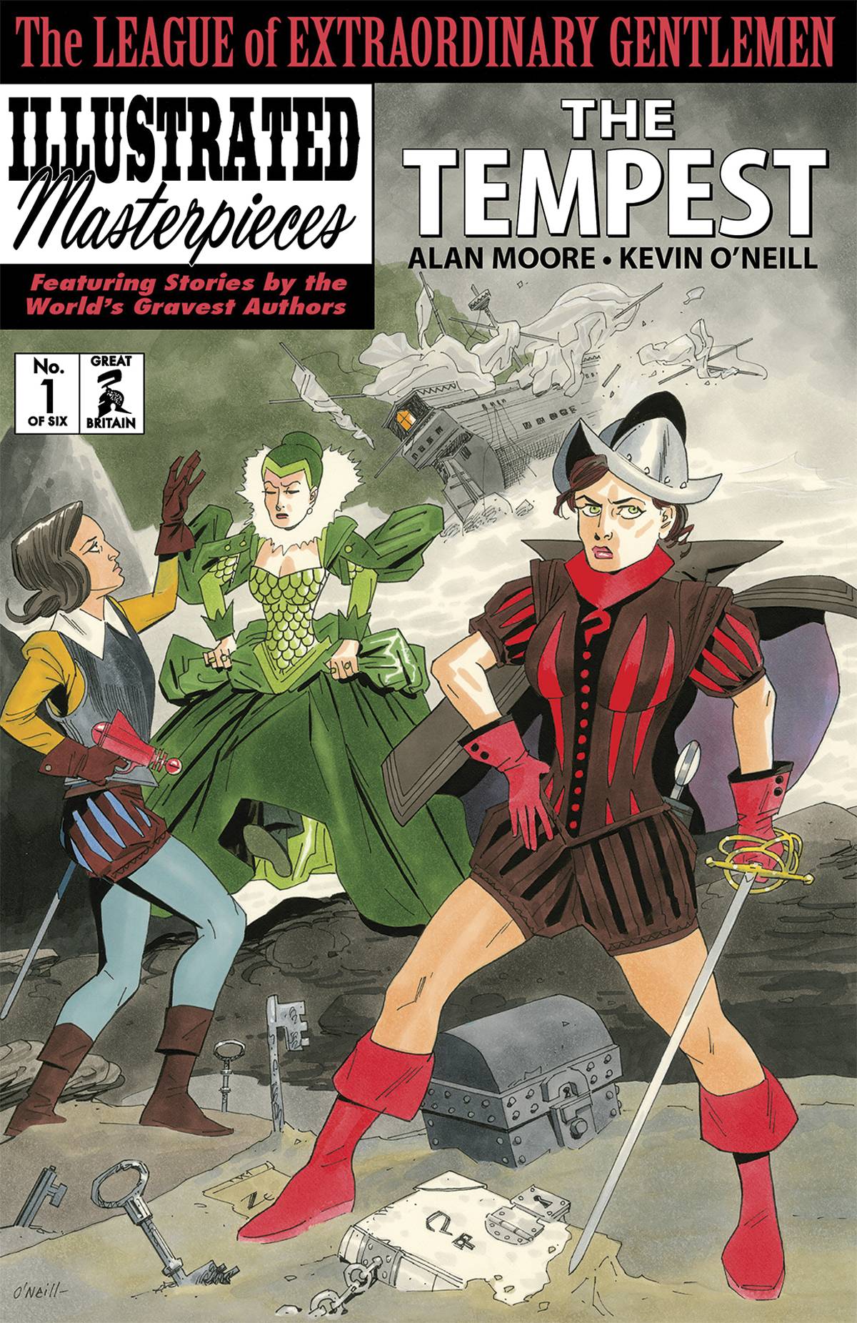 IDW - TOP SHELF LOEG TEMPEST #1 CVR A ONEILL (MR) (C: 1-0-0)