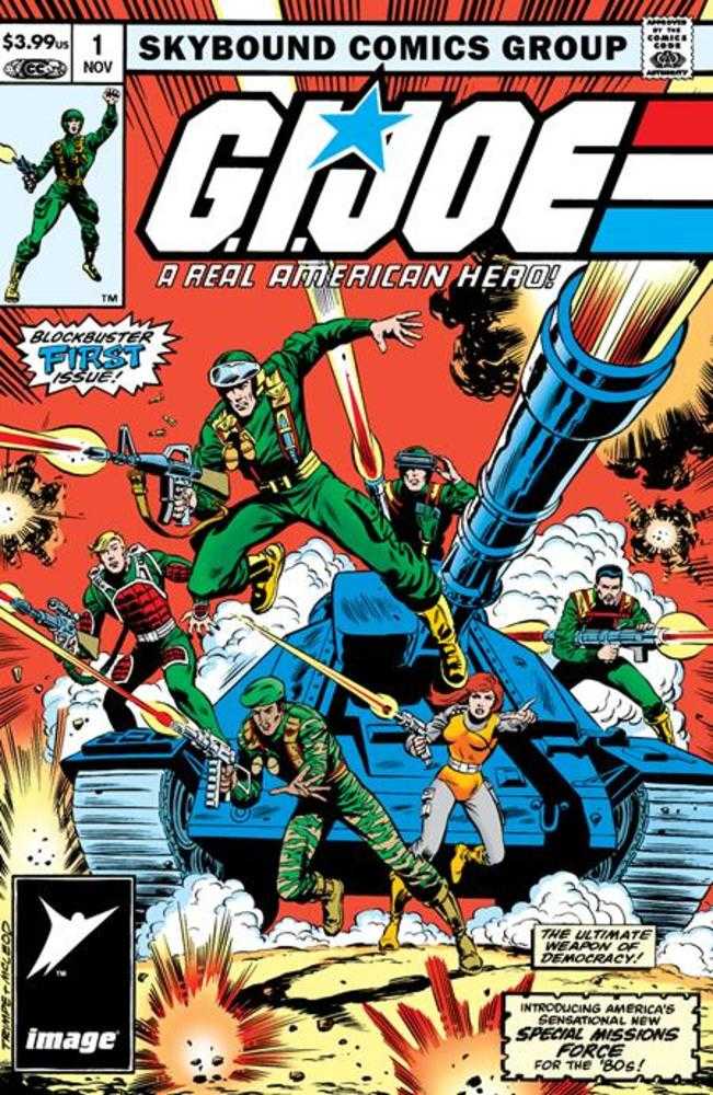 Image Comics COMIC BOOK G.I. Joe A Real American Hero #1 (One Shot) Cover A Herb Trimpe & Bob McLeod Larry Hama Cut