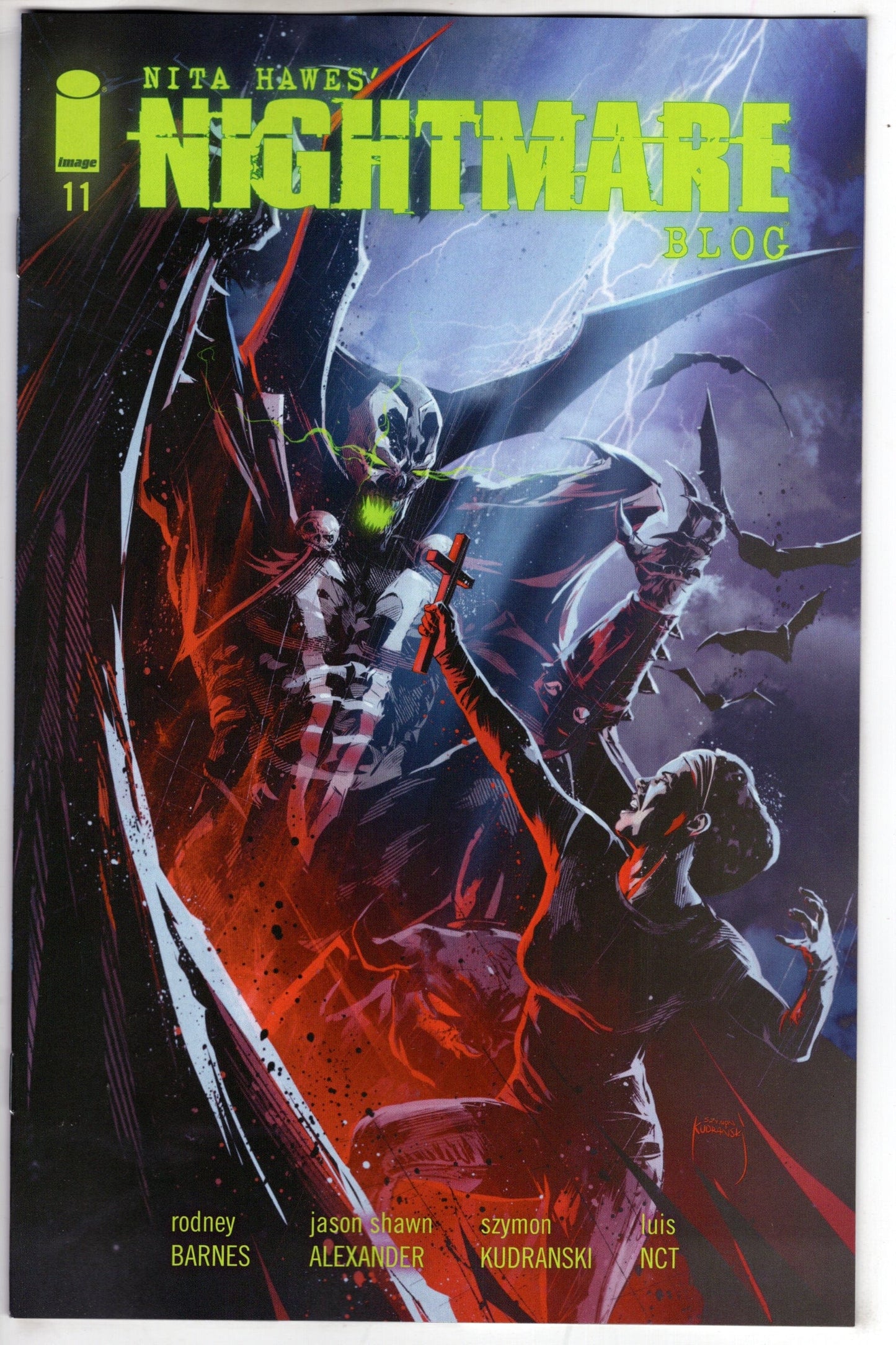 IMAGE COMICS COMIC BOOK Nita Hawes Nightmare Blog #11 Cover C Spawn Variant (Mature)