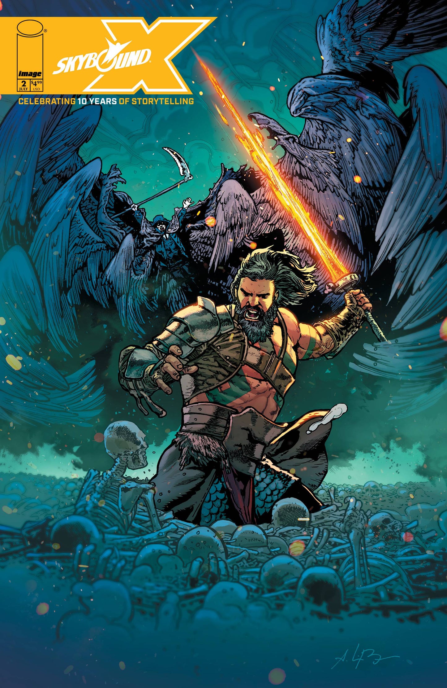 IMAGE COMICS COMIC BOOK SKYBOUND X #2 CVR B BRESSAN