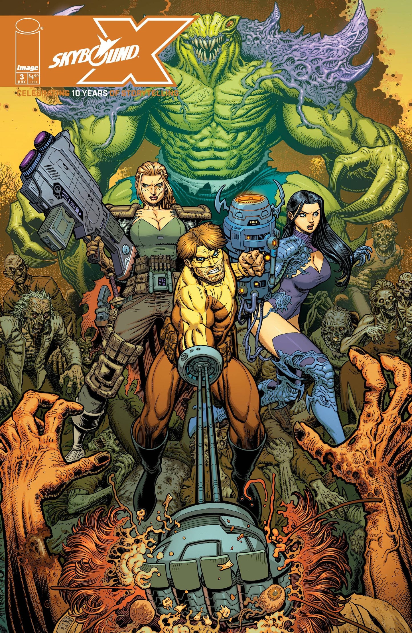 IMAGE COMICS COMIC BOOK SKYBOUND X #3 CVR A ADAMS (MR)