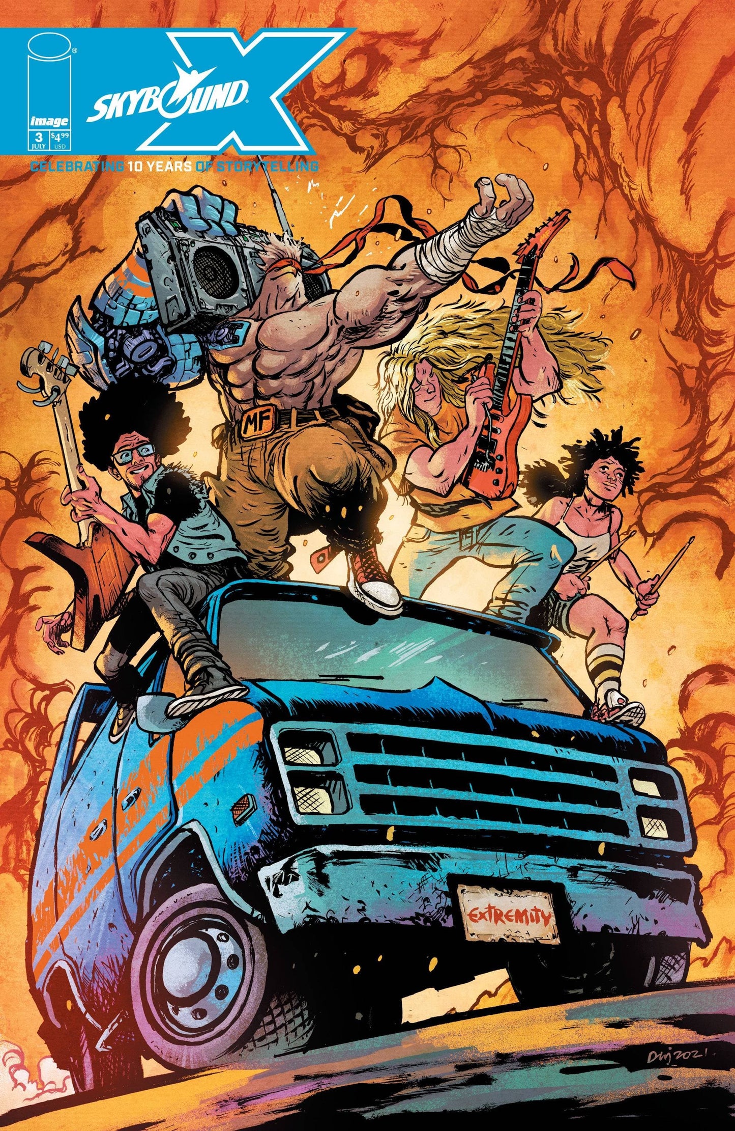 IMAGE COMICS COMIC BOOK SKYBOUND X #3 CVR D JOHNSON (MR)