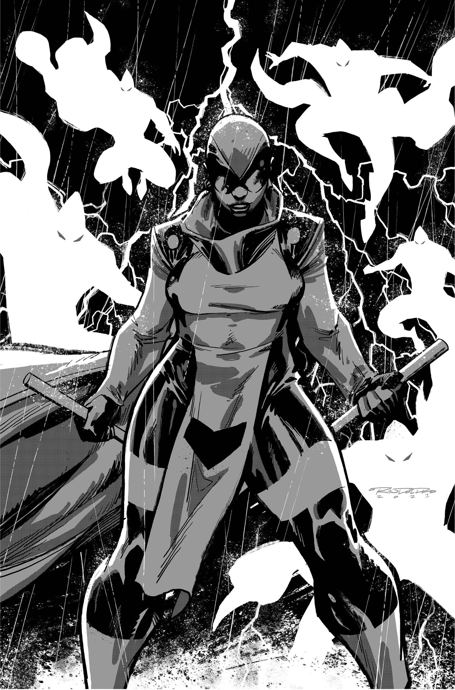 IMAGE COMICS COMIC BOOK SKYBOUND X #4 CVR D 10 COPY INCV B&W RANDOLPH (MR)