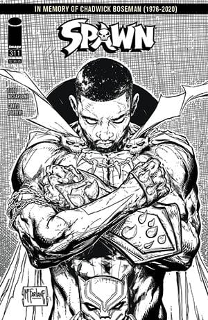 IMAGE COMICS COMIC BOOK Spawn #311 Cover D Incentive Todd McFarlane Black & White Cover
