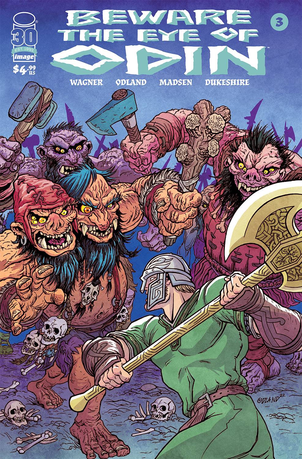 IMAGE COMICS COMIC BOOK VF/NM BEWARE THE EYE OF ODIN #3 (OF 4)