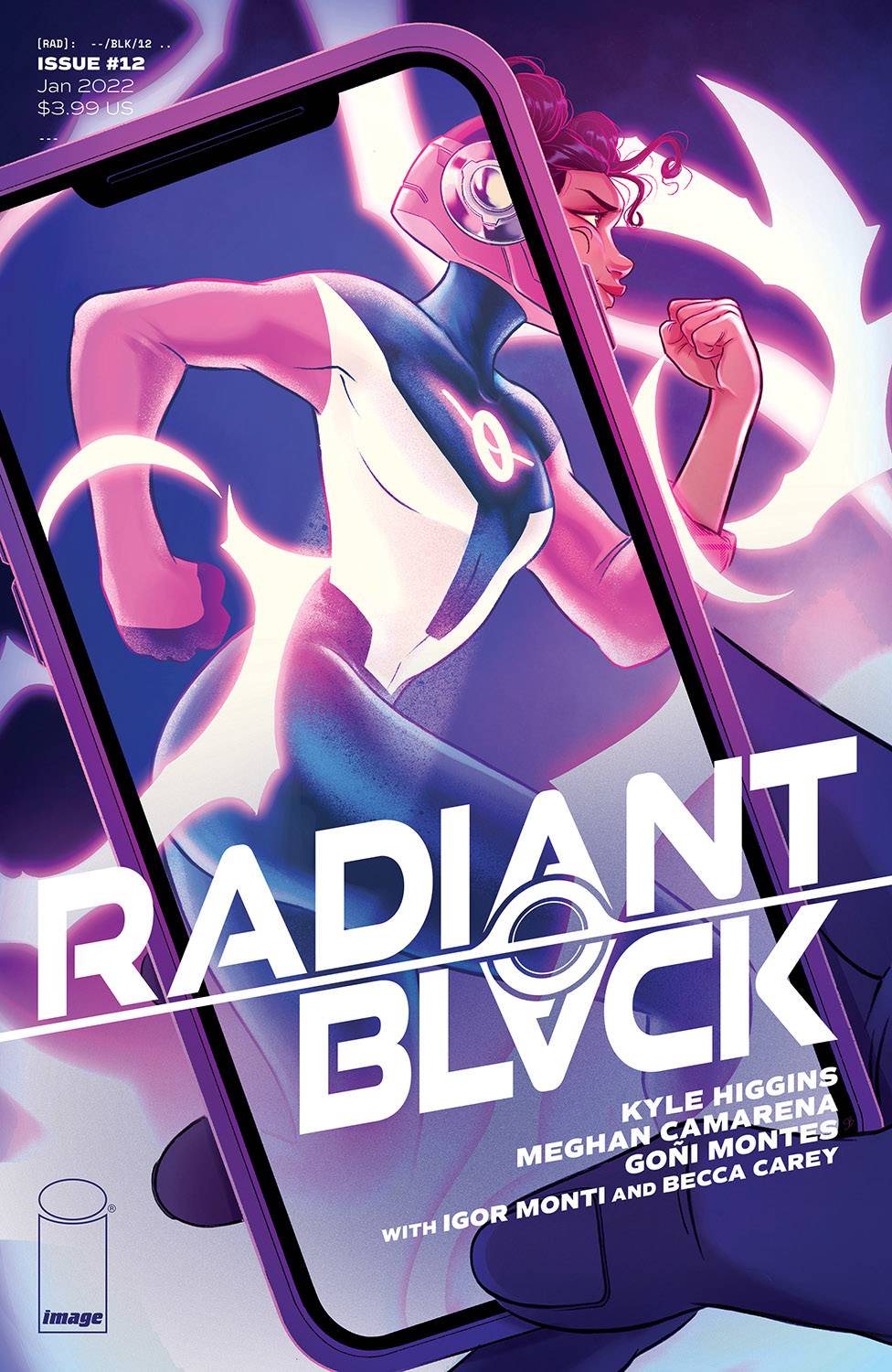 IMAGE COMICS COMIC BOOK VF/NM RADIANT BLACK #12 CVR B BOO