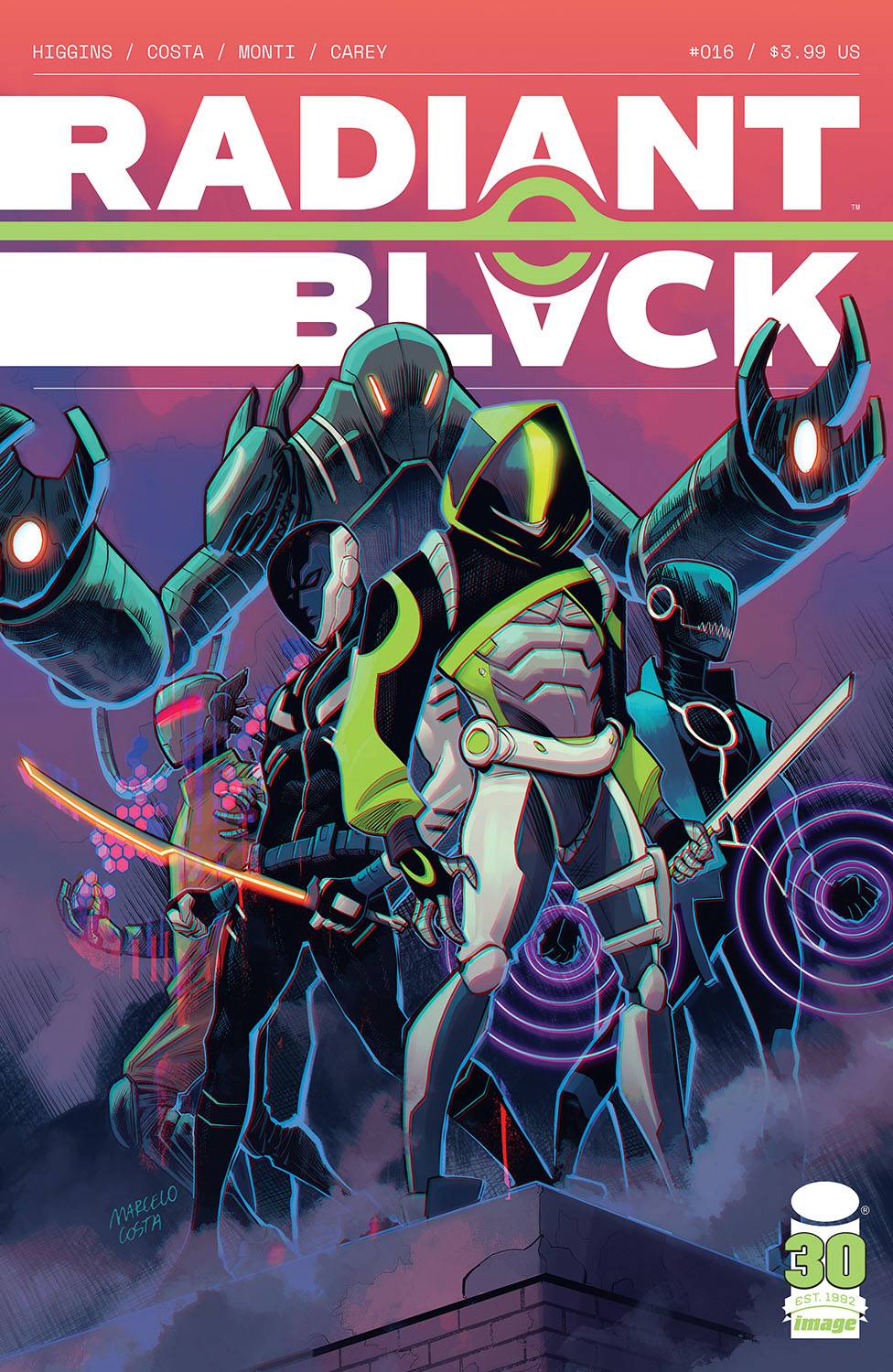 IMAGE COMICS COMIC BOOK VF/NM RADIANT BLACK #16 CVR A COSTA