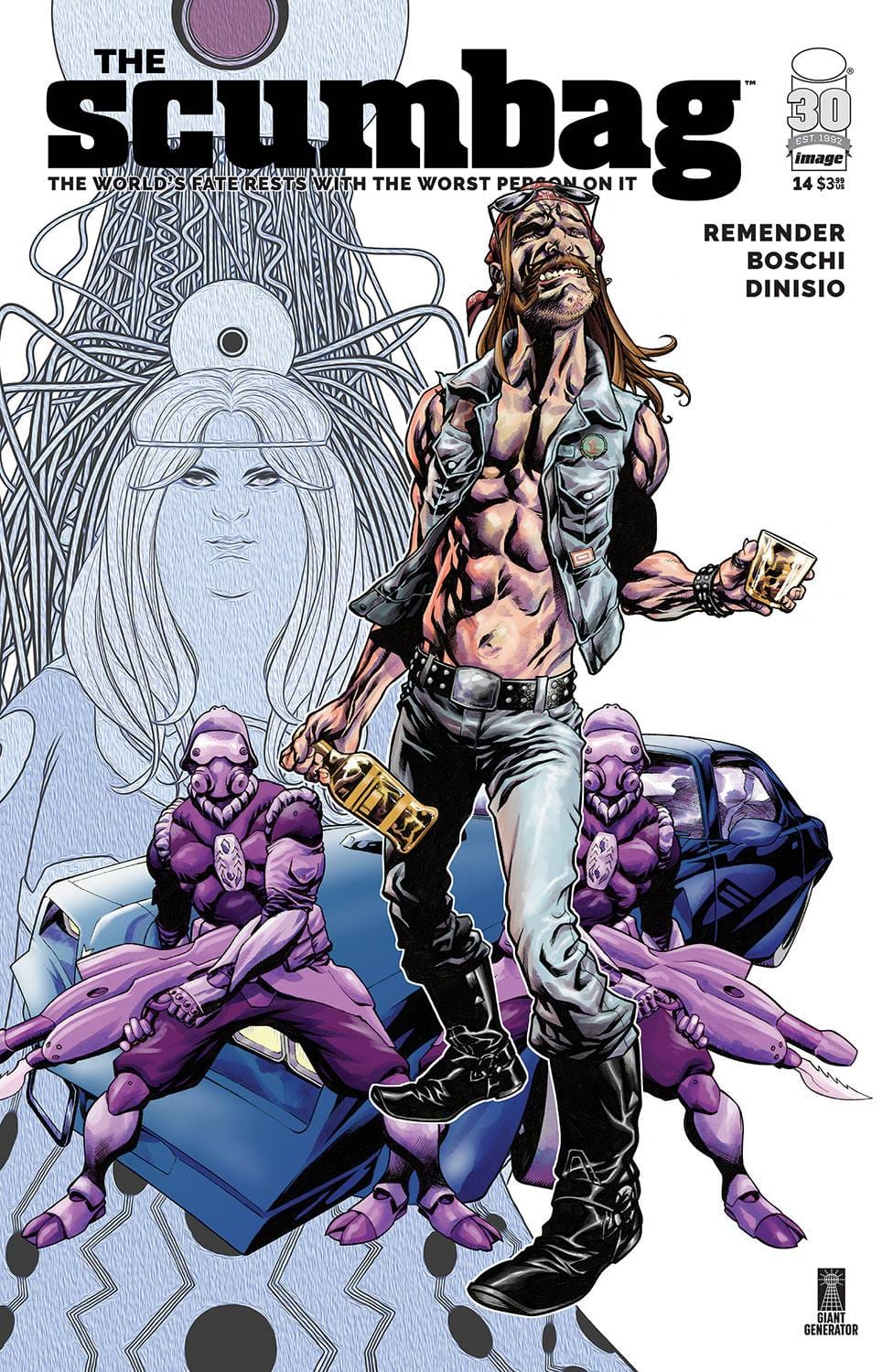 IMAGE COMICS COMIC BOOK VF/NM SCUMBAG #14 CVR B MCKONE (MR)
