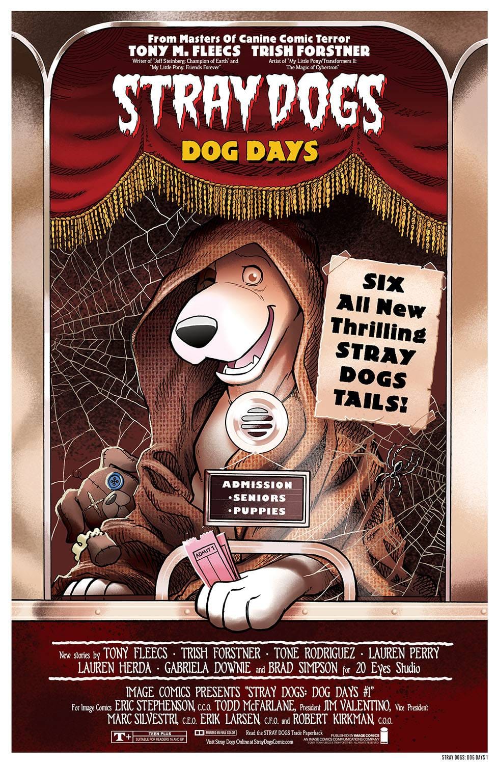 IMAGE COMICS COMIC BOOK VF/NM STRAY DOGS DOG DAYS #1 (OF 2) CVR B HORROR MOVIE VAR