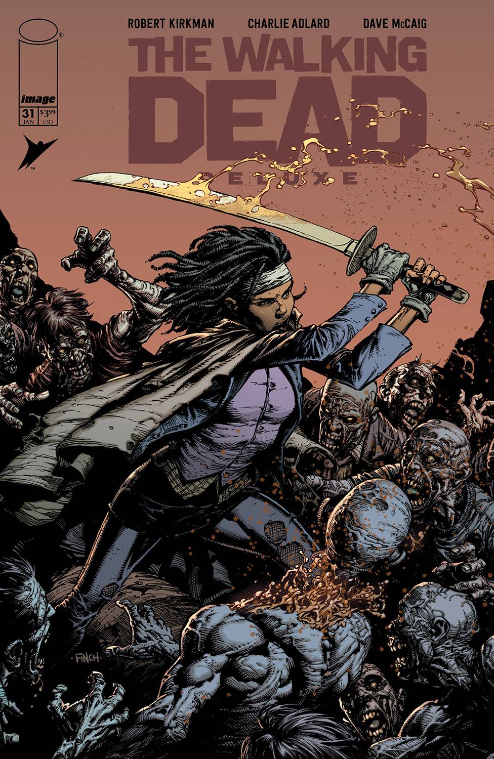IMAGE COMICS COMIC BOOK VF/NM WALKING DEAD DLX #31 CVR A FINCH & MCCAIG (MR)