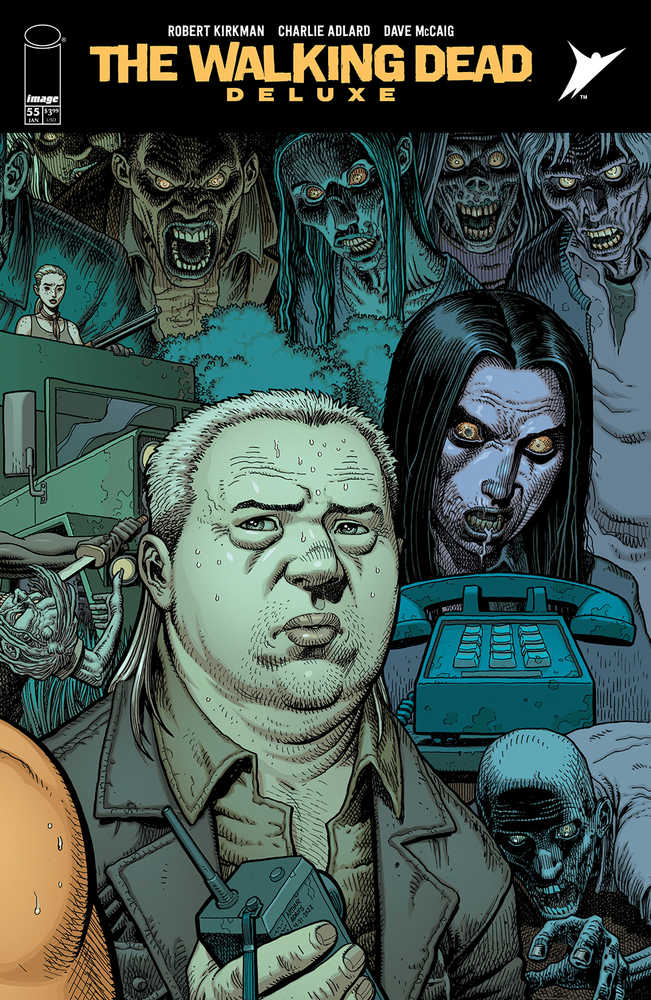 IMAGE COMICS COMIC BOOK Walking Dead Deluxe #55 Cover E Adams & Mccaig (Mature)