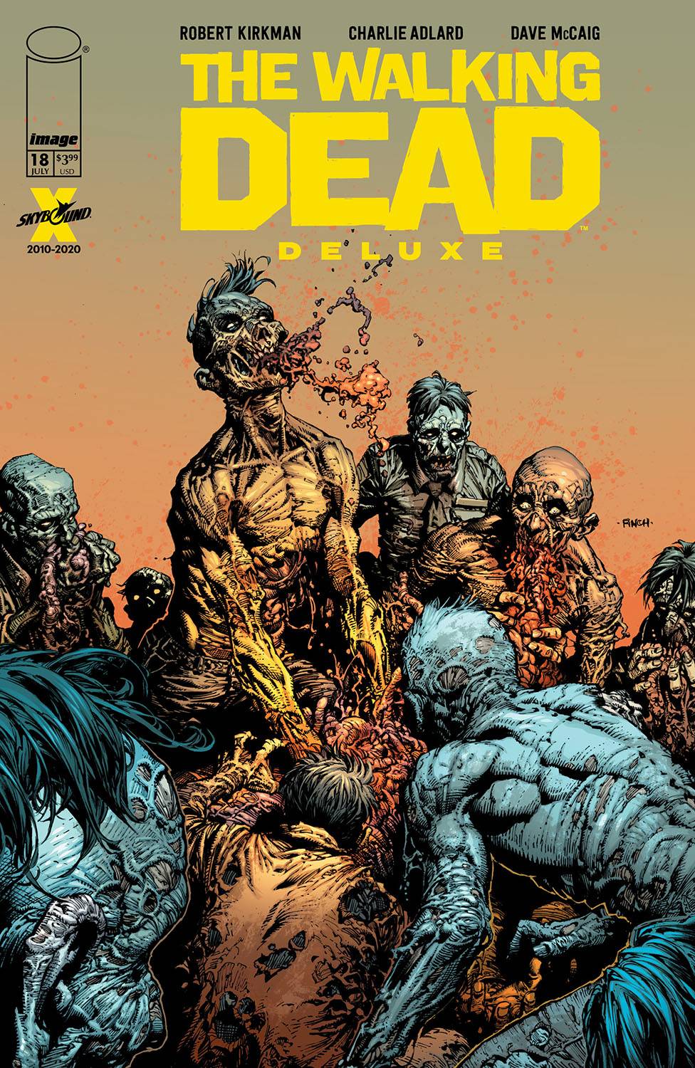 IMAGE COMICS COMIC BOOK WALKING DEAD DLX #18 CVR A FINCH & MCCAIG (MR)