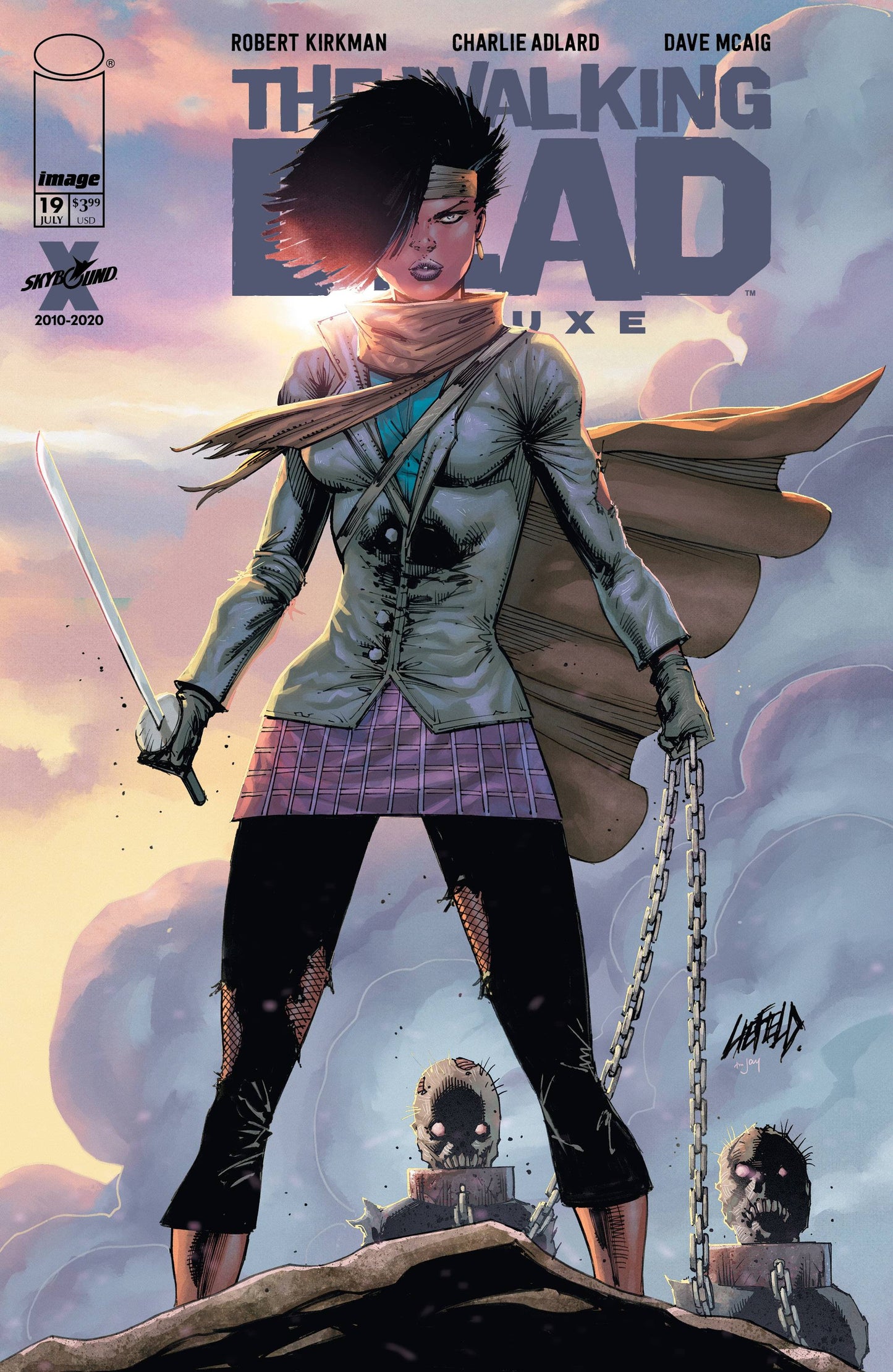 IMAGE COMICS COMIC BOOK WALKING DEAD DLX #19 CVR F LIEFELD