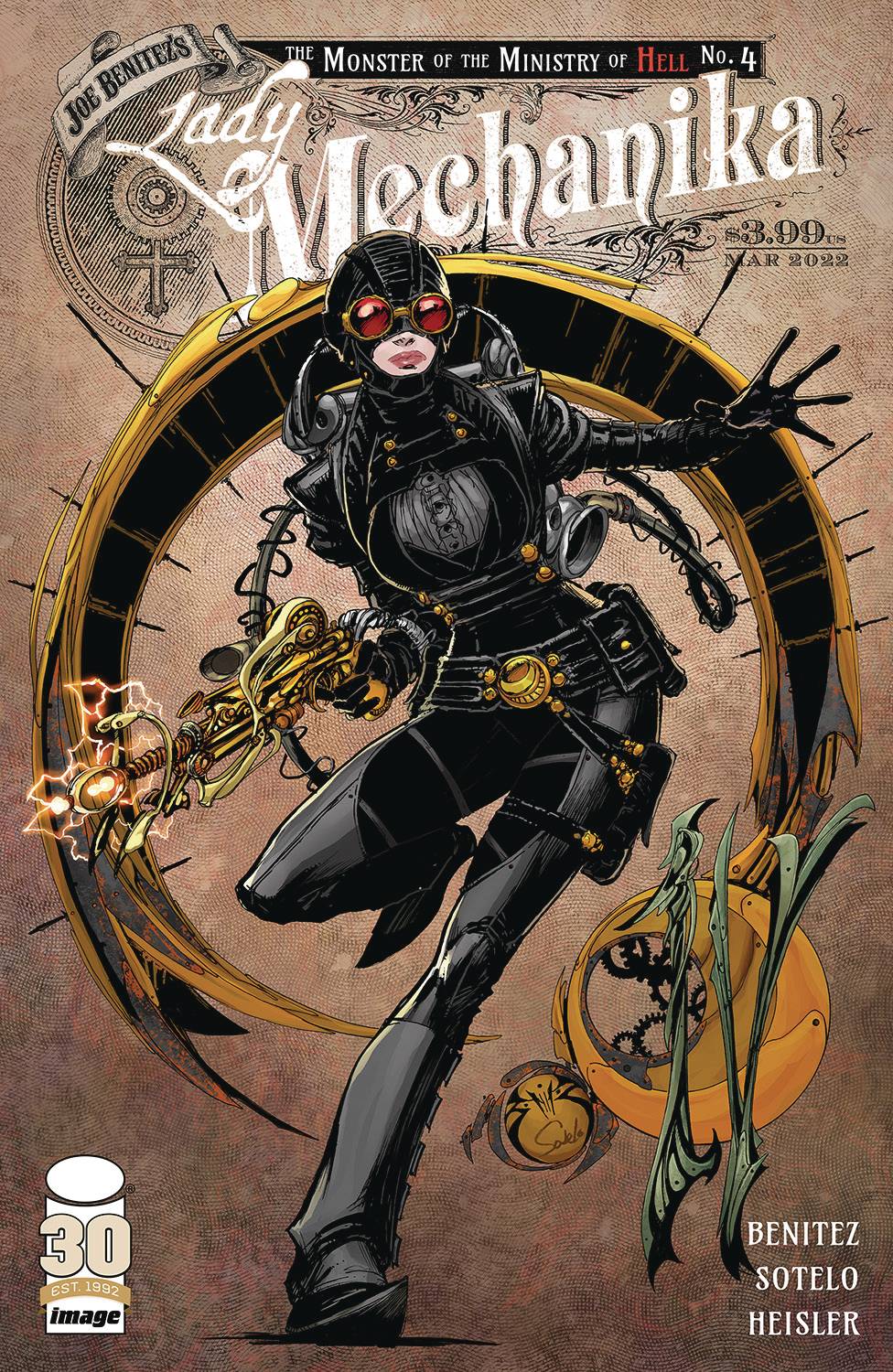 IMAGE COMICS COMIC BOOKS VF/NM LADY MECHANIKA MONSTER OF MINISTRY #4 (OF 4) CVR A