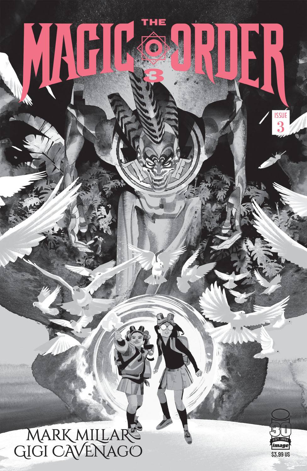 IMAGE COMICS COMIC BOOKS VF/NM MAGIC ORDER 3 #3 (OF 6) CVR B CAVENAGO B&W (MR)