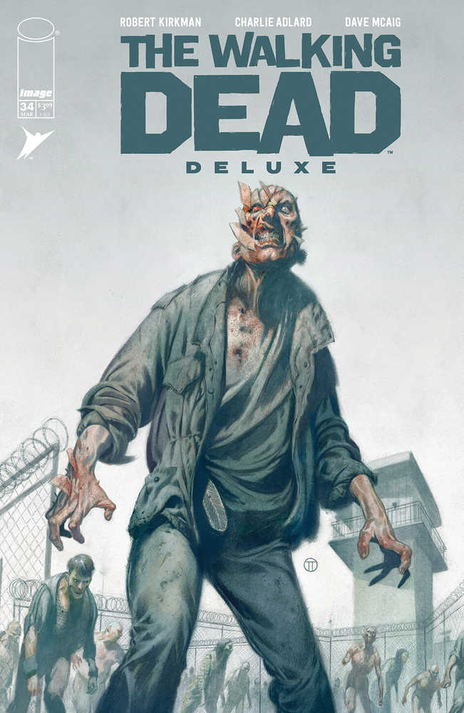 IMAGE COMICS COMIC BOOKS VF/NM Walking Dead Deluxe #34 Cover E Tedesco (Mature)