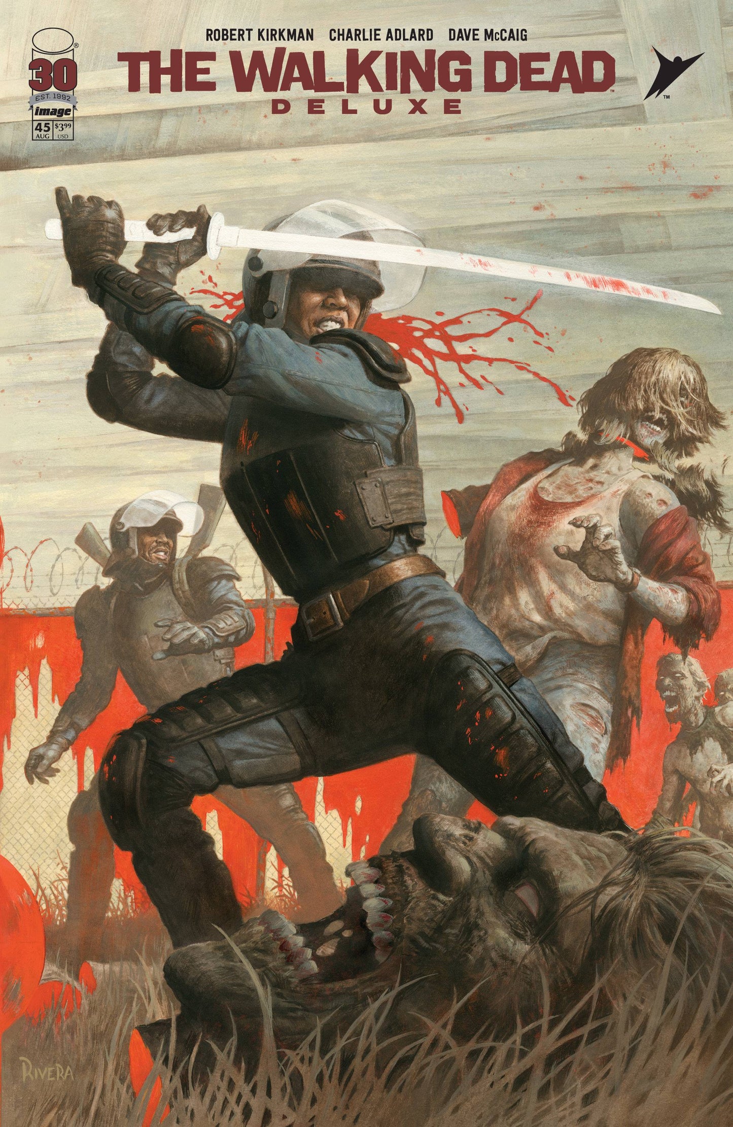 IMAGE COMICS COMIC BOOKS VF/NM WALKING DEAD DLX #45 CVR C RIVERA (MR)