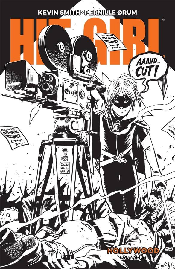 IMAGE COMICS IMAGE COMICS HIT-GIRL SEASON TWO #4 CVR B B&W FRANCAVILLA (MR)