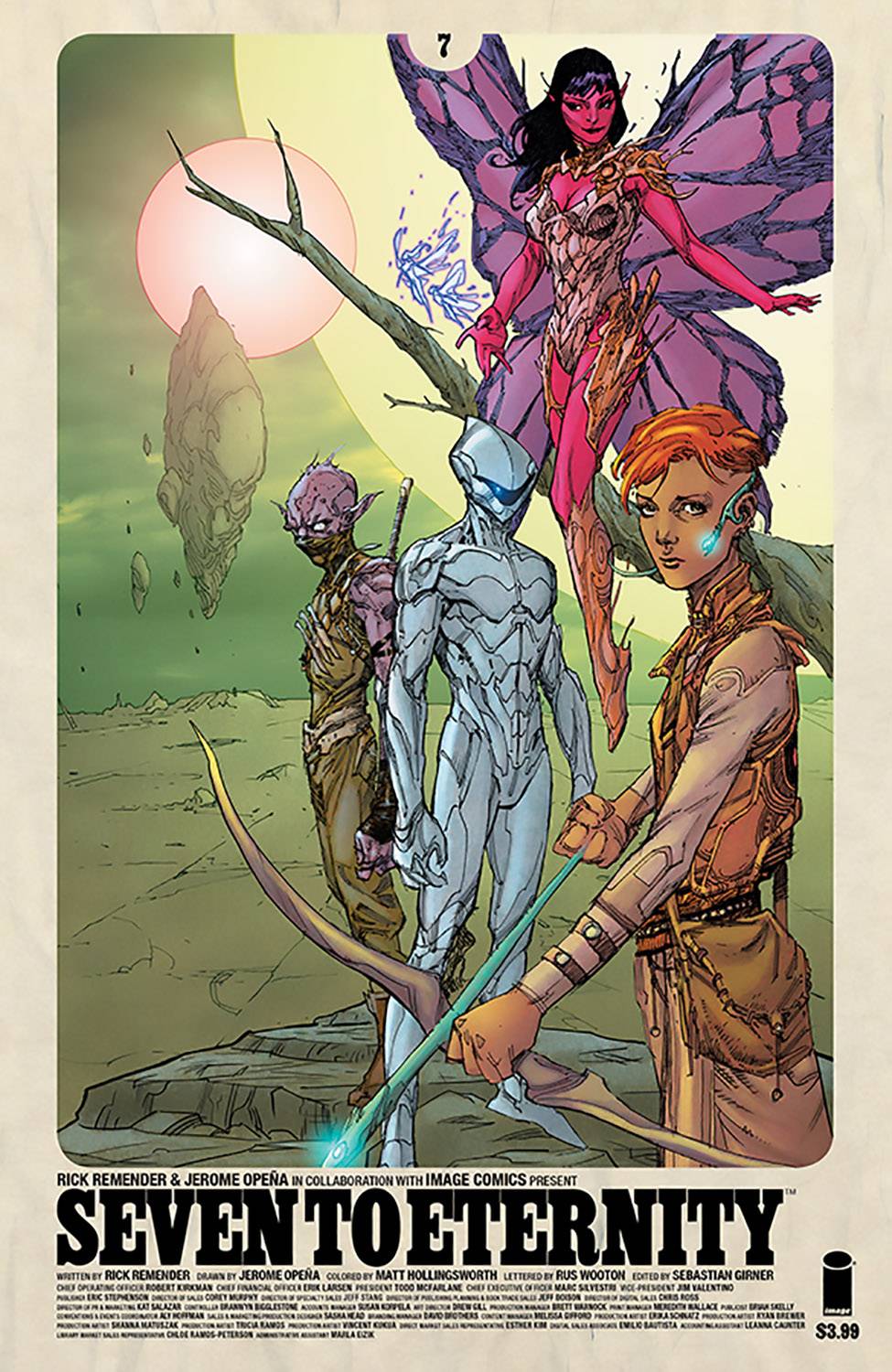 IMAGE COMICS SEVEN TO ETERNITY #7 CVR A HARREN & HOLLINGSWORTH