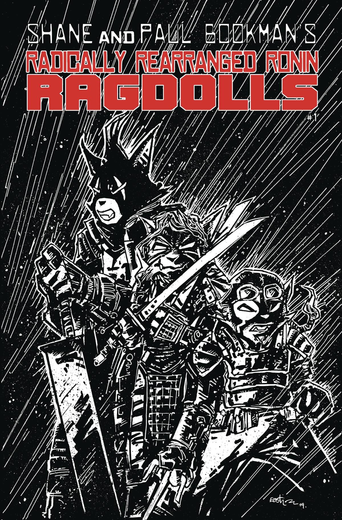 KEVIN EASTMAN STUDIOS KEVIN EASTMAN STUDIOS RADICALLY RONIN RAGDOLLS ONE SHOT CVR B EASTMAN