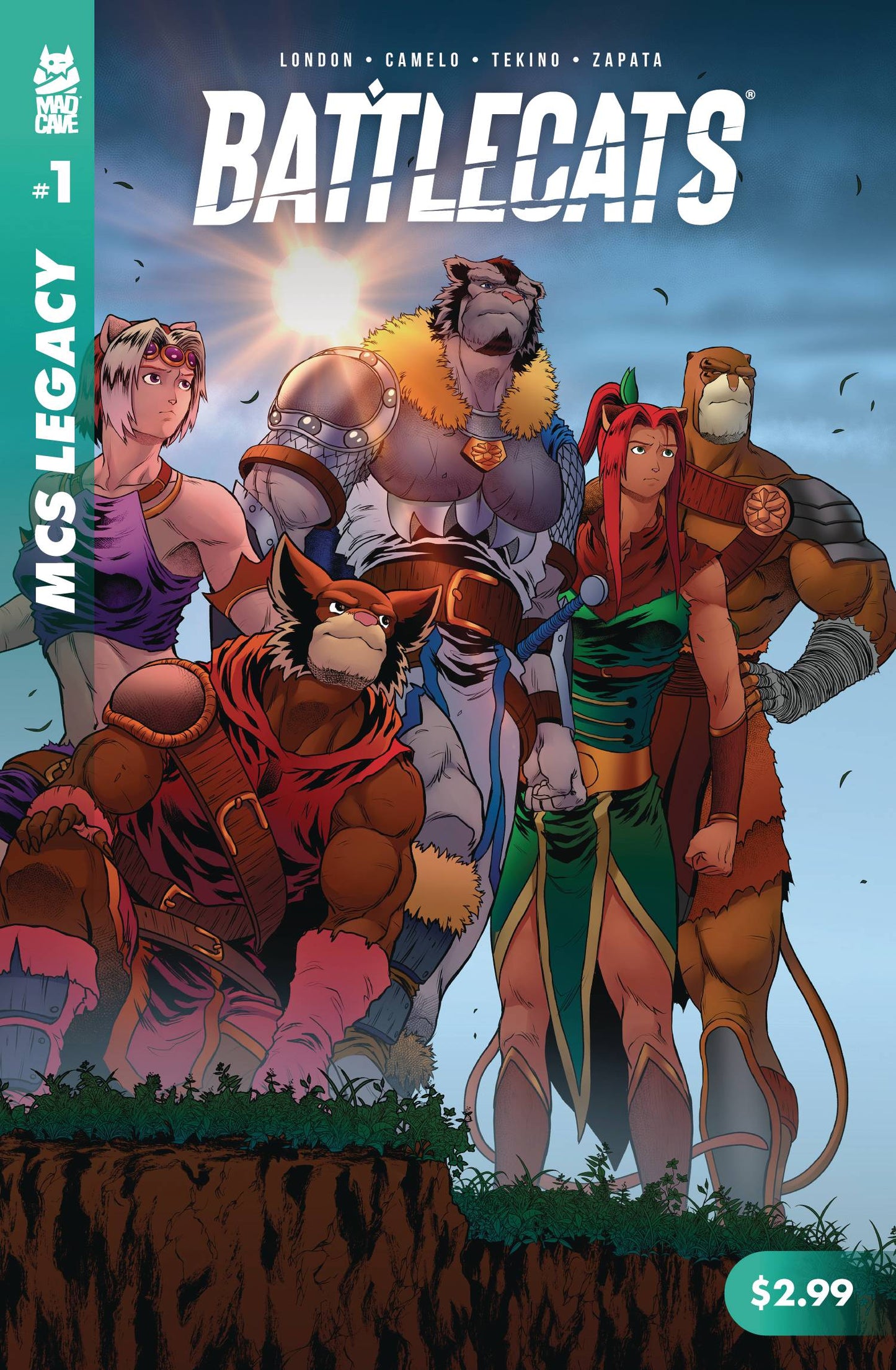 MAD CAVE STUDIOS Comics MAD CAVE STUDIOS LEGACY BATTLECATS #1 CVR A CAMELO
