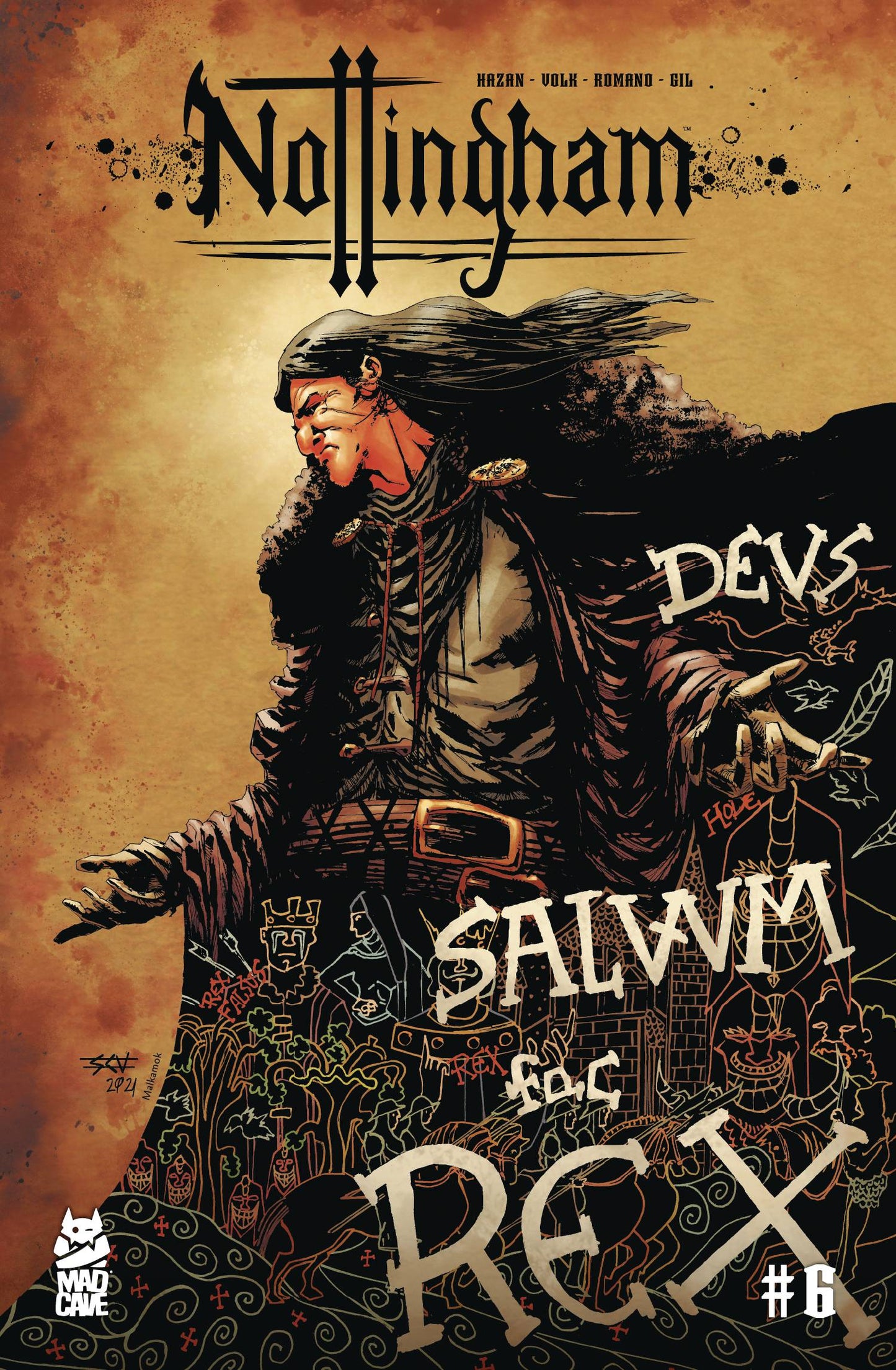 MAD CAVE STUDIOS Comics NOTTINGHAM #6 CVR A VOLK