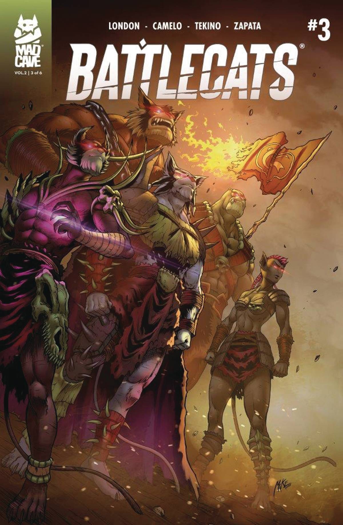 MAD CAVE STUDIOS MAD CAVE STUDIOS BATTLECATS VOL 2 VOL 2 #3