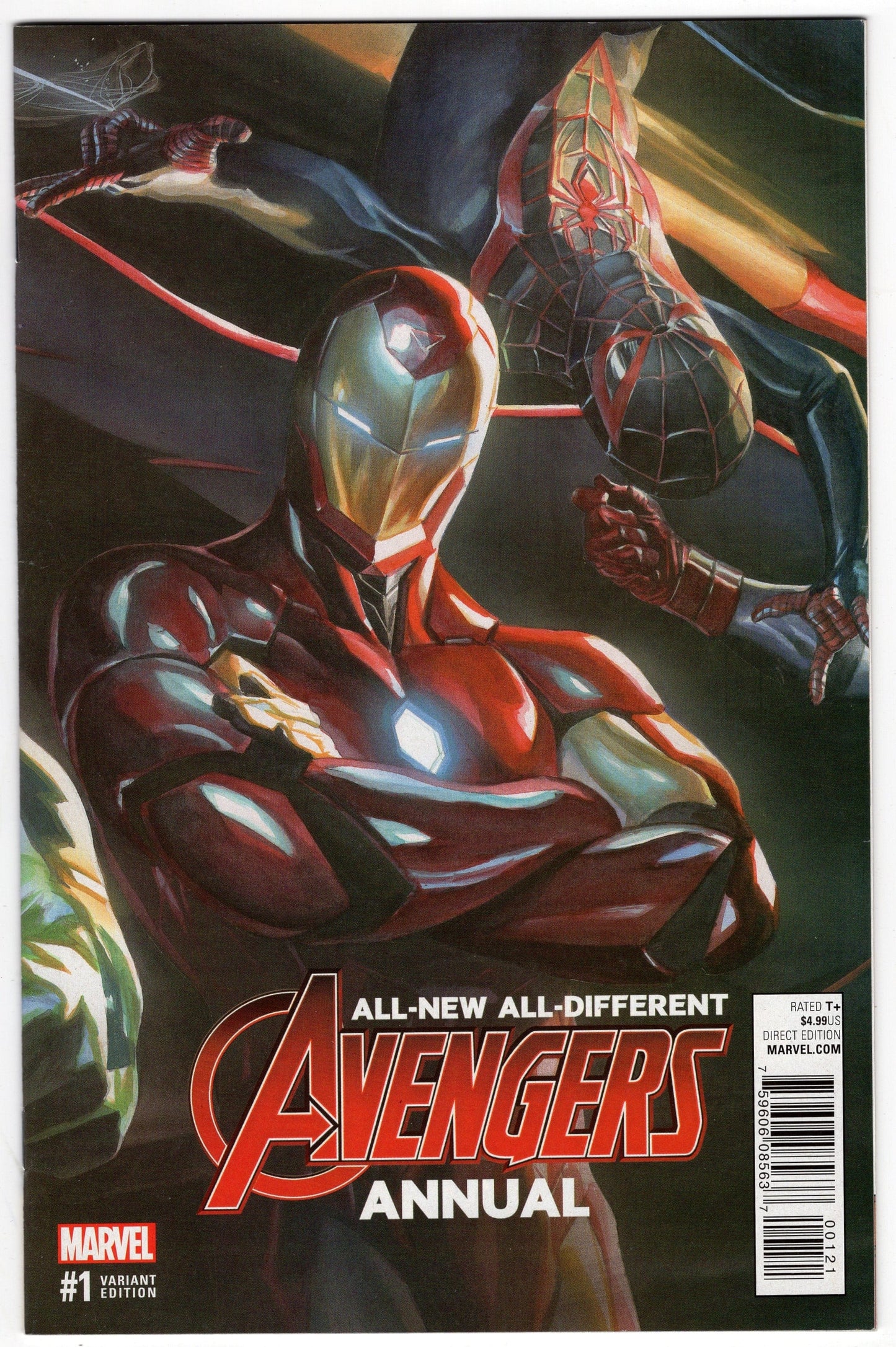 MARVEL COMICS ALL NEW ALL DIFFERENT AVENGERS ANNUAL #1 ROSS VAR