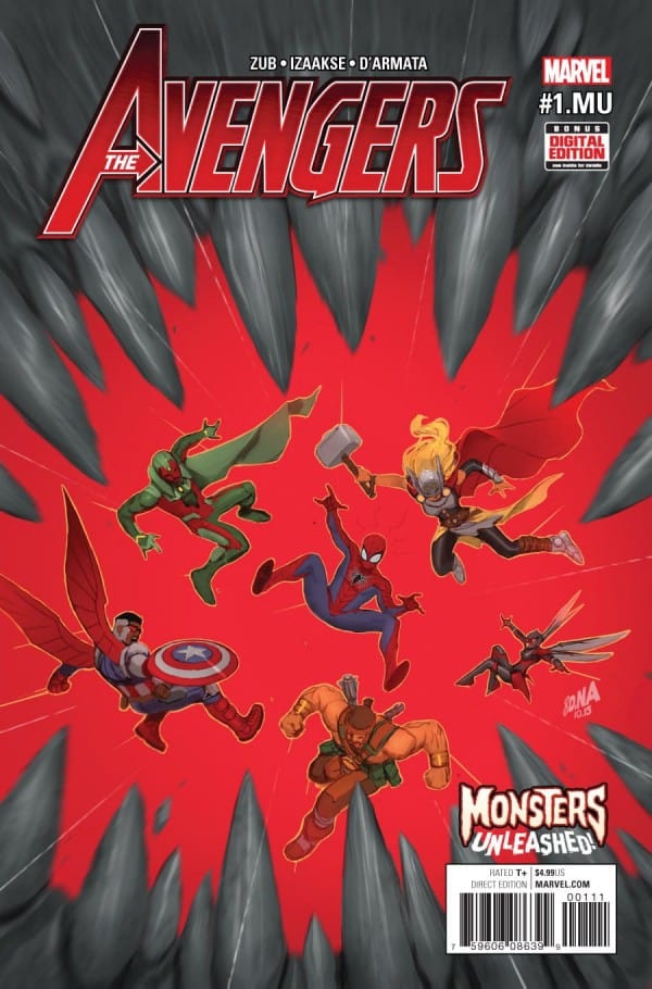MARVEL COMICS AVENGERS #1.MU