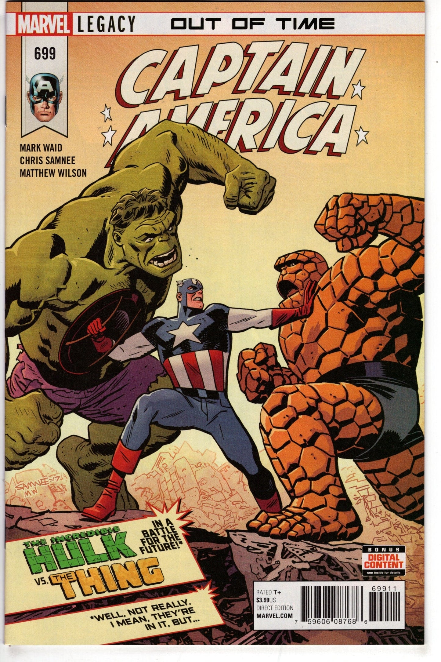 MARVEL COMICS CAPTAIN AMERICA #699 LEG ( 1ST SERIES)