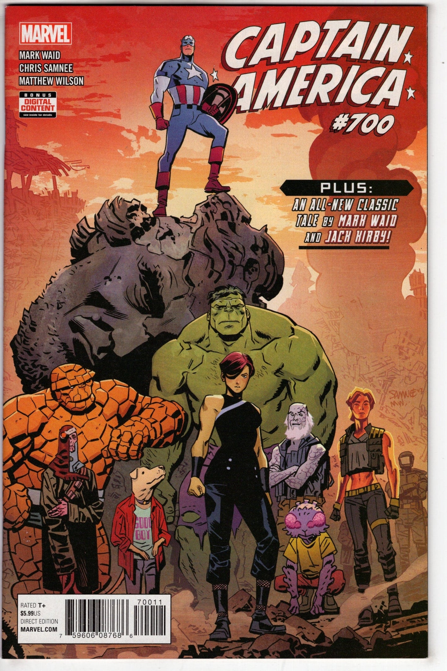 MARVEL COMICS CAPTAIN AMERICA #700 LEG (1ST SERIES)
