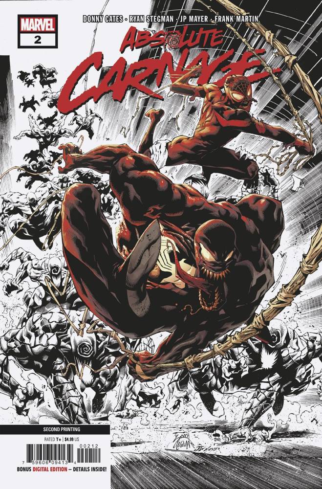 MARVEL COMICS COMIC BOOK ABSOLUTE CARNAGE #2 (OF 5) 2ND PTG STEGMAN VAR AC