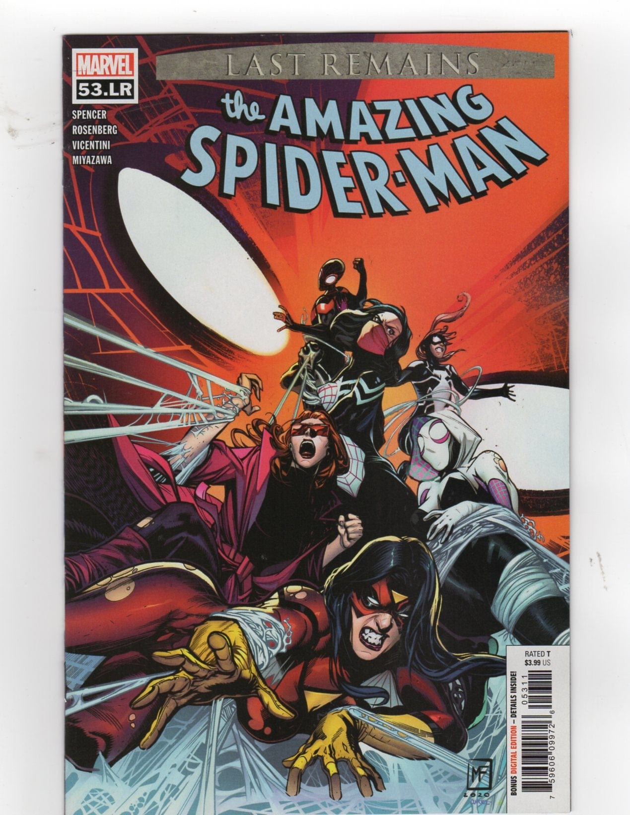 MARVEL COMICS COMIC BOOK AMAZING SPIDER-MAN #53.LR VF