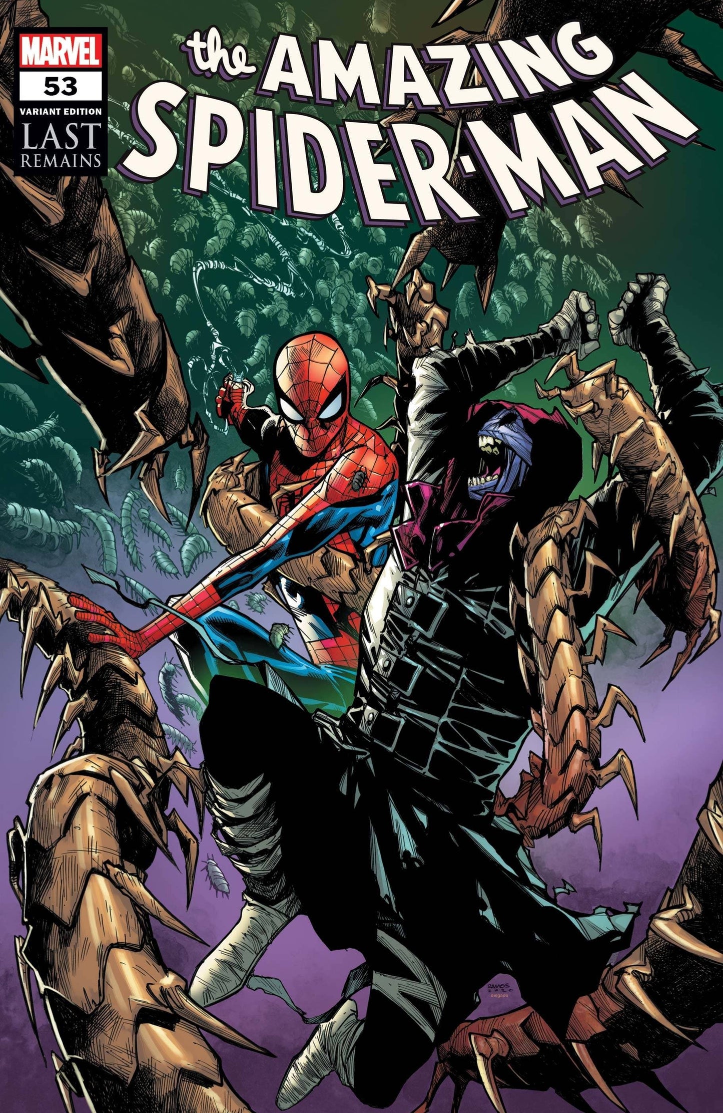 MARVEL COMICS comic book AMAZING SPIDER-MAN #53 RAMOS VAR LAST