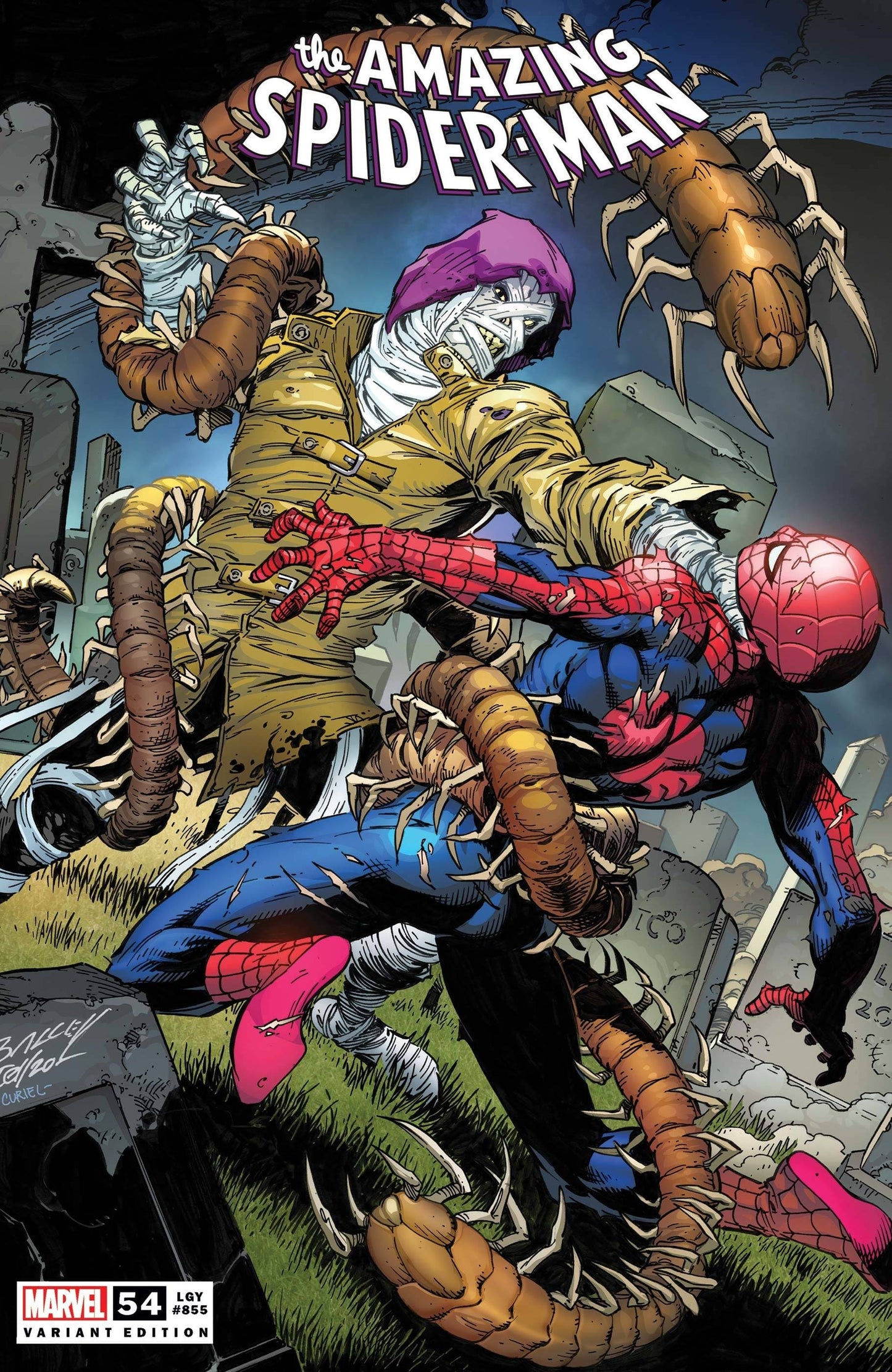 MARVEL COMICS COMIC BOOK AMAZING SPIDER-MAN #54 BAGLEY VAR LR