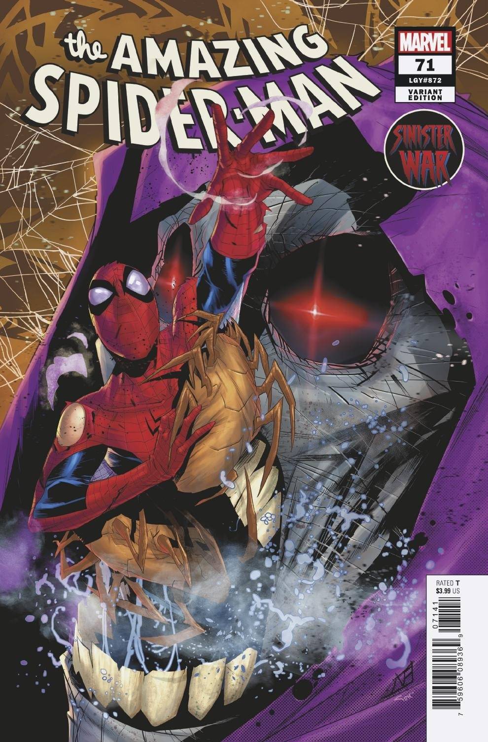 MARVEL COMICS COMIC BOOK AMAZING SPIDER-MAN #71 VICENTINI VAR SINW