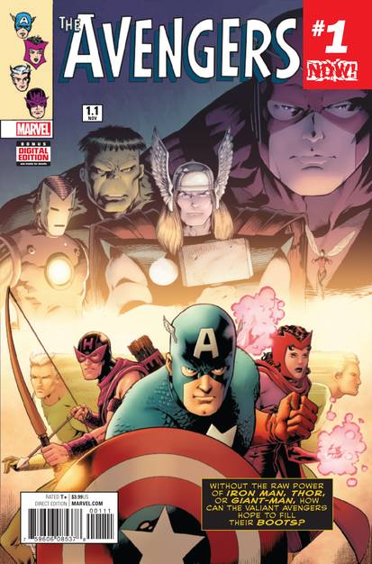 MARVEL COMICS COMIC BOOK AVENGERS #1 NOW