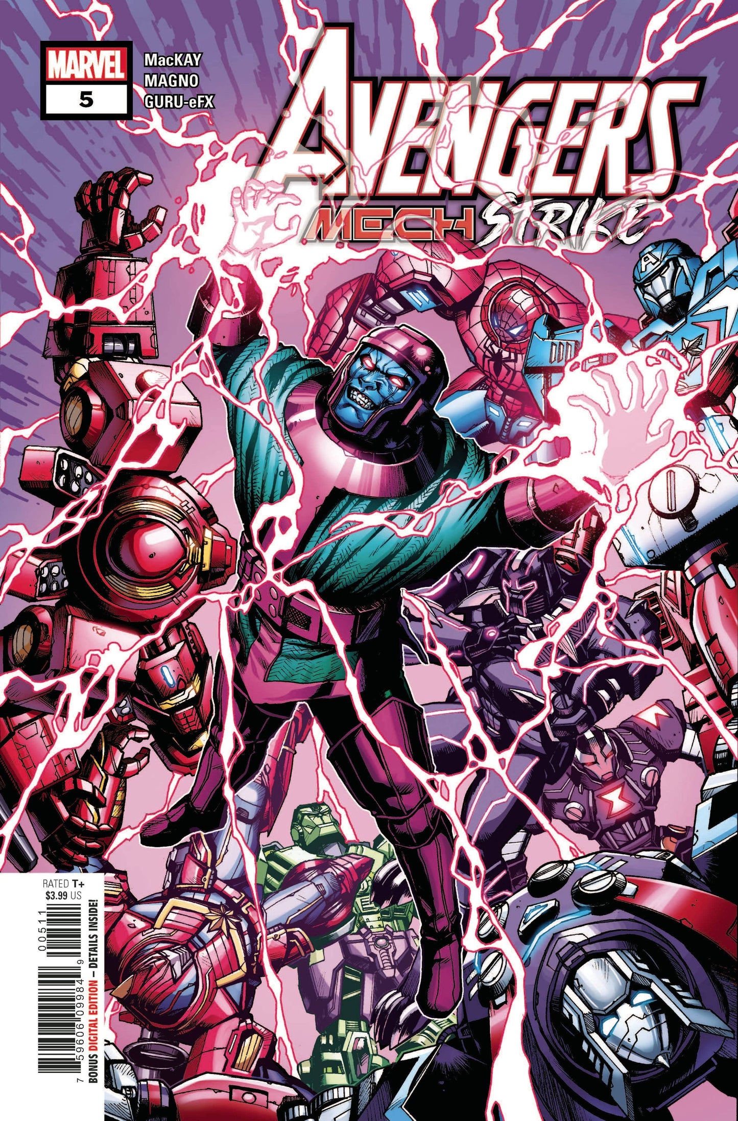 MARVEL COMICS COMIC BOOK AVENGERS MECH STRIKE #5 (OF 5)