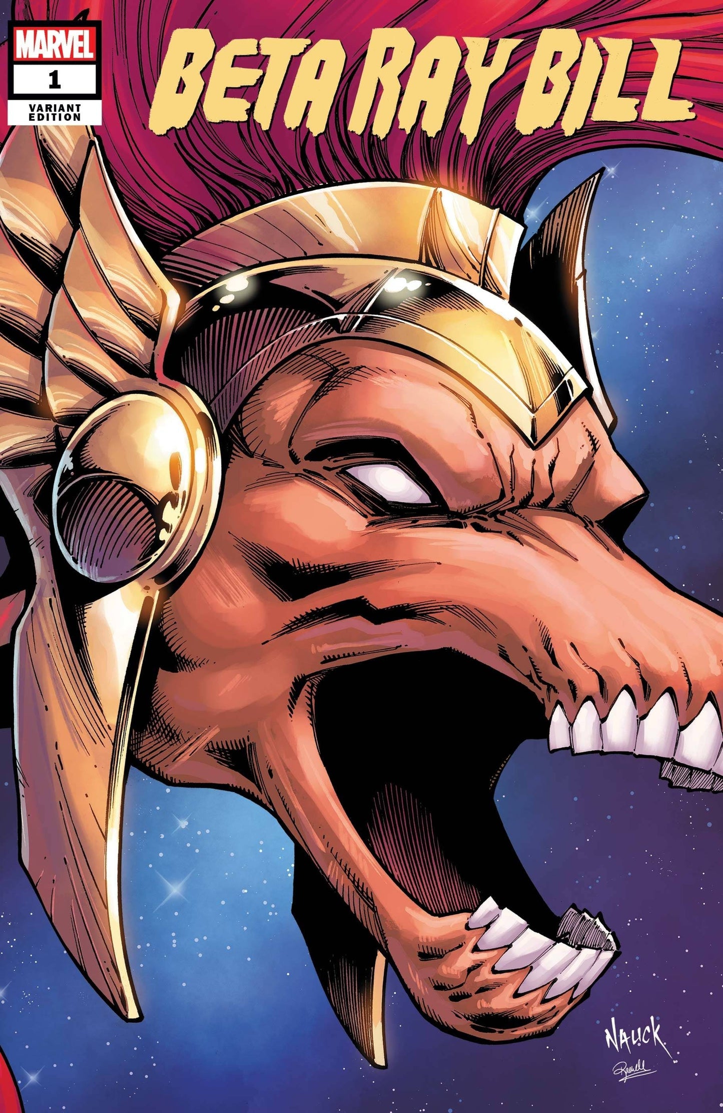 MARVEL COMICS COMIC BOOK BETA RAY BILL #1 (OF 5) NAUCK HEADSHOT VAR KIB