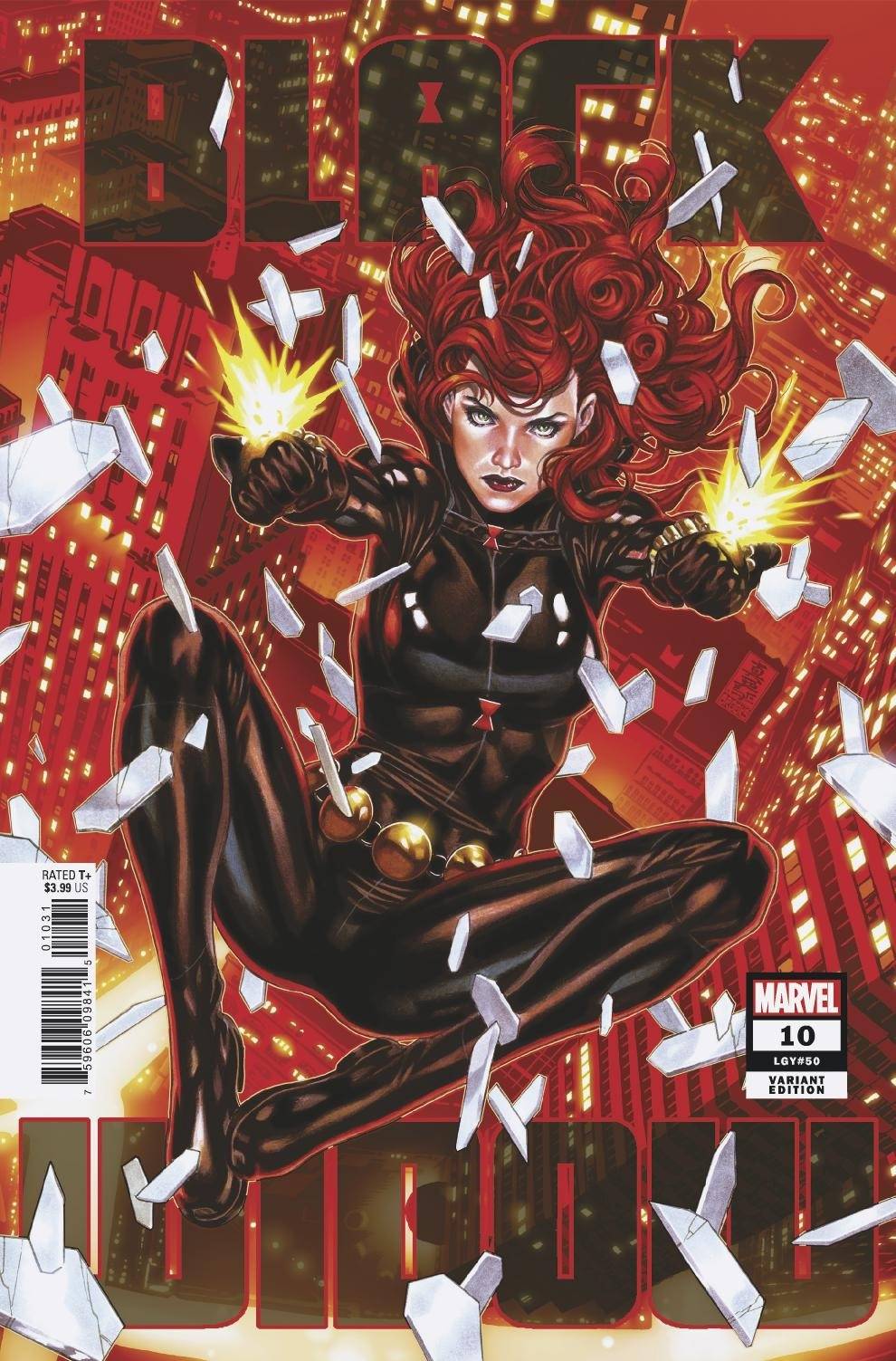 MARVEL COMICS COMIC BOOK BLACK WIDOW #10 BROOKS VAR