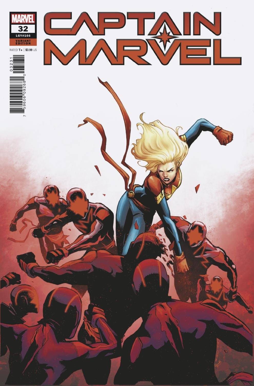 MARVEL COMICS COMIC BOOK CAPTAIN MARVEL #32 GARBETT VAR