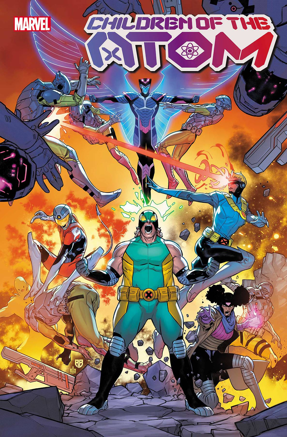 MARVEL COMICS COMIC BOOK CHILDREN OF ATOM #4