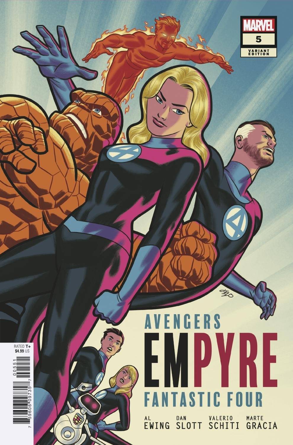 MARVEL COMICS COMIC BOOK EMPYRE #5 (OF 6) MICHAEL CHO FF VAR