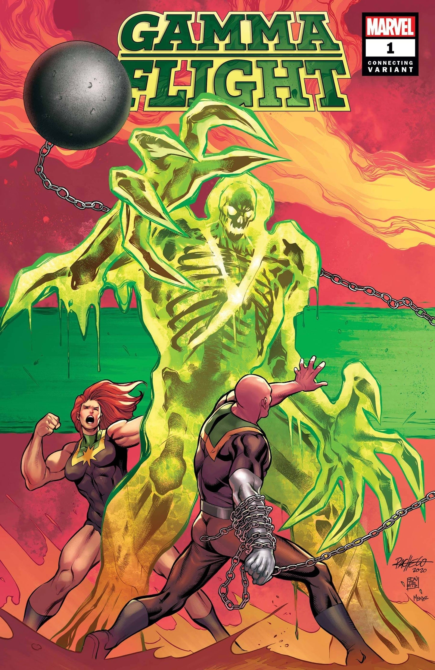 MARVEL COMICS COMIC BOOK GAMMA FLIGHT #1 (OF 5) PACHECO CONNECTING VAR