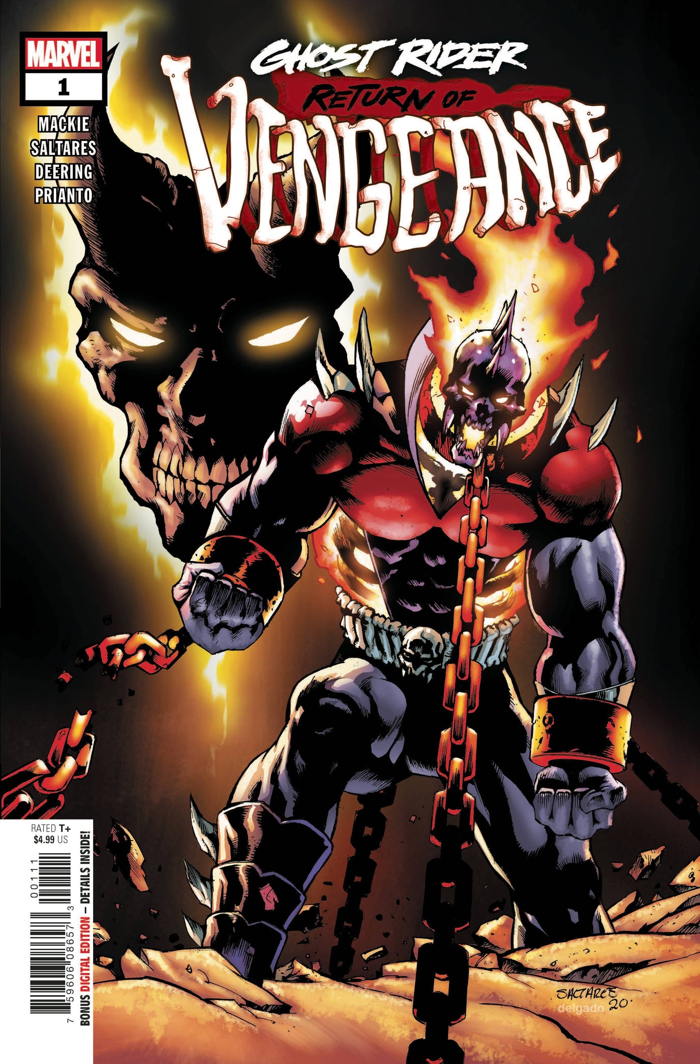 MARVEL COMICS COMIC BOOK GHOST RIDER RETURN OF VENGEANCE #1