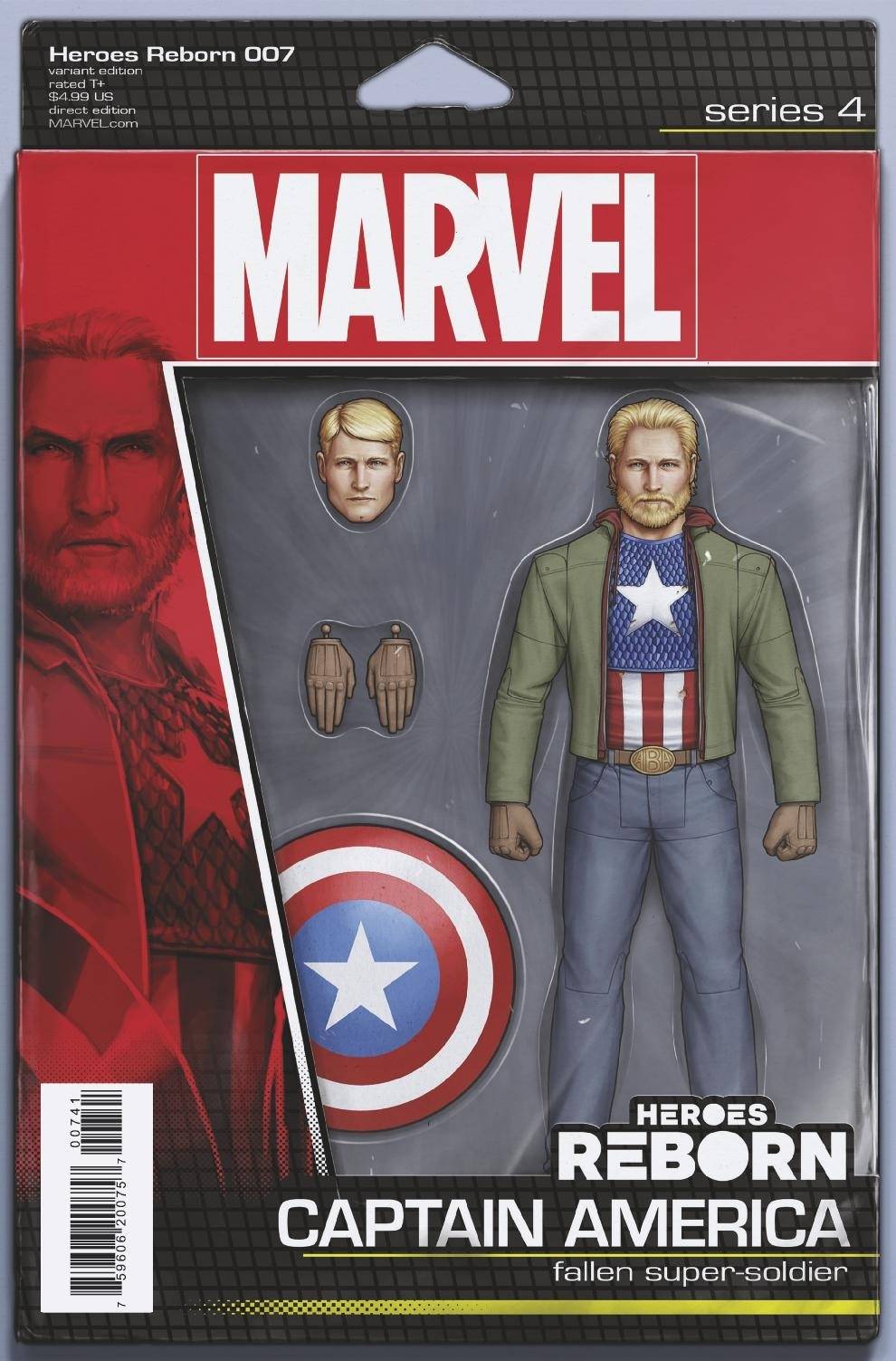 MARVEL COMICS COMIC BOOK HEROES REBORN #7 (OF 7) CHRISTOPHER ACTION FIGURE VAR