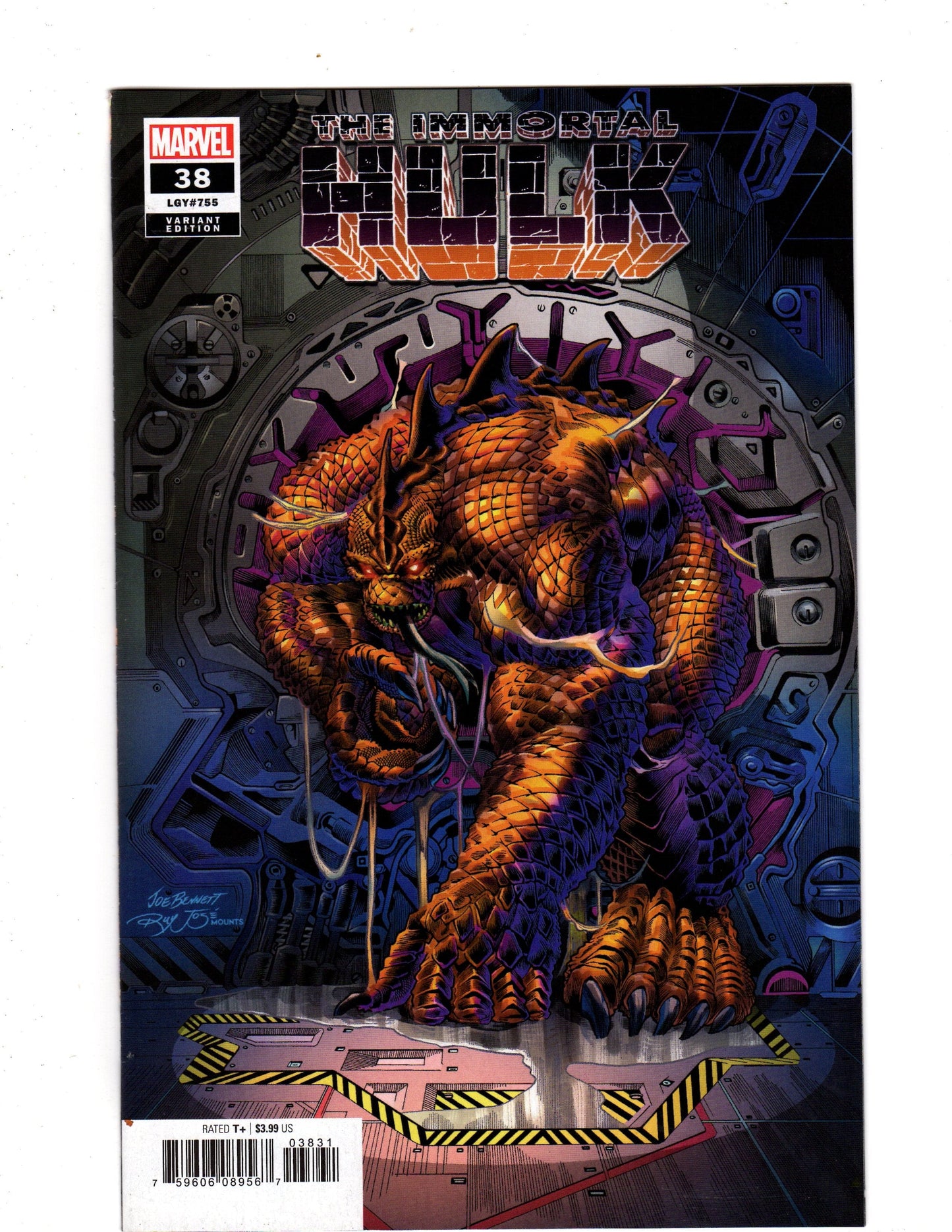 MARVEL COMICS COMIC BOOK IMMORTAL HULK #38 BENNETT SPOILER VAR